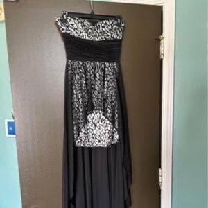 Strapless high low formal
